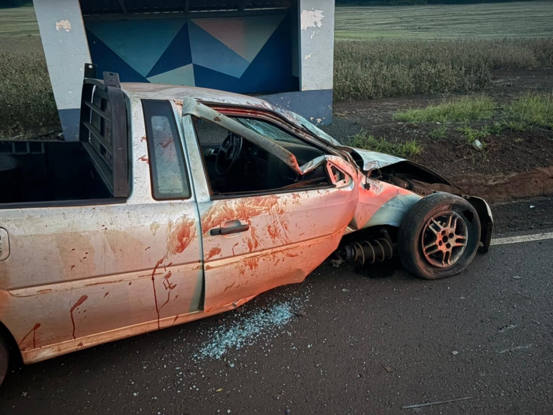 Homem é esfaqueado e suspeito provoca acidente enquanto vitima era levada para hospital