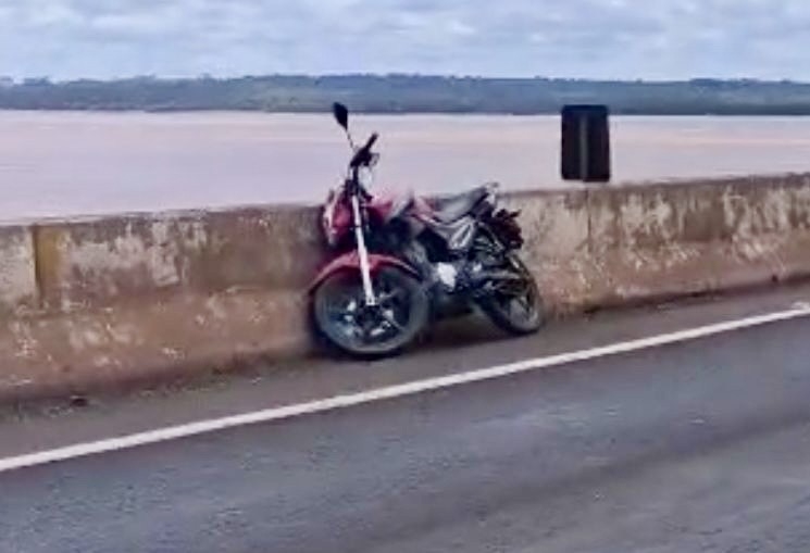 Motociclista morre em acidente na Ponte em Guaira