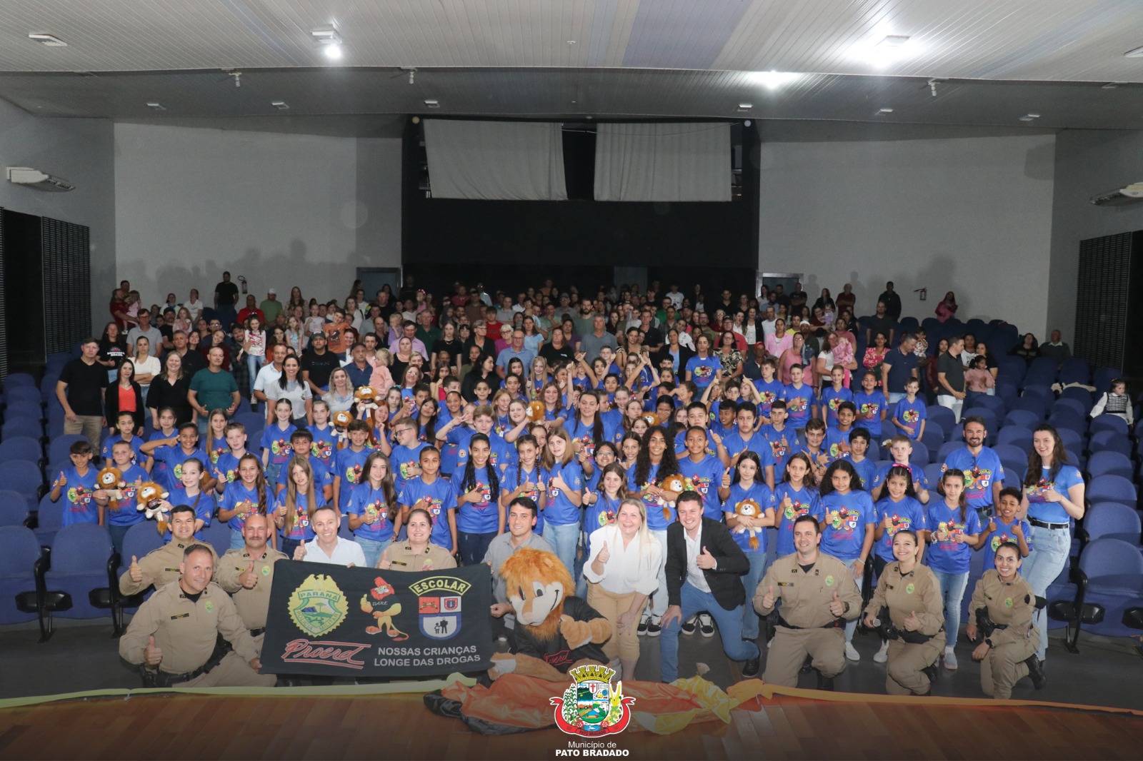 PROERD forma nova turma na Escola Municipal de Pato Bragado