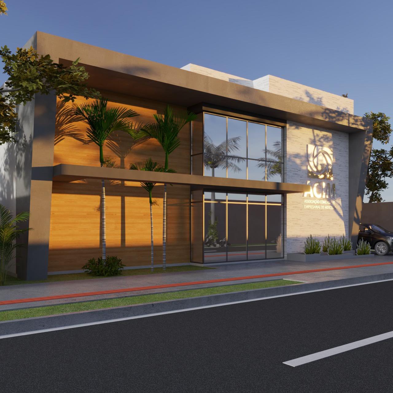 Licitação aberta para construção do novo prédio da Associação Comercial e Empresarial de Mercedes