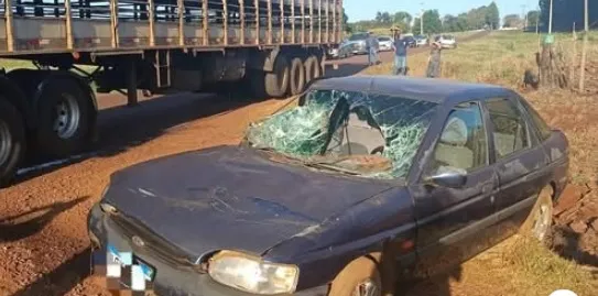 Acidente no interior deixa três pessoas feridas