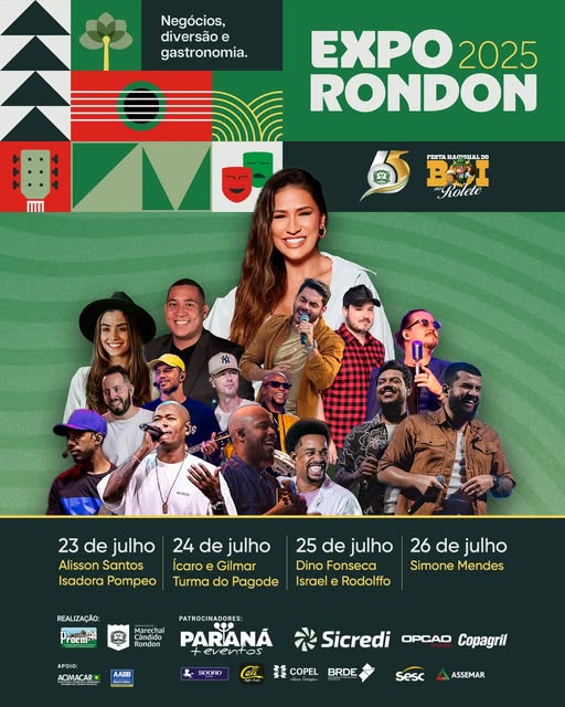 Expo Rondon 2025: artistas abrem o camarim para receber fãs