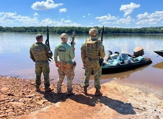 Mais de uma tonelada de maconha apreendida no interior de Mercedes