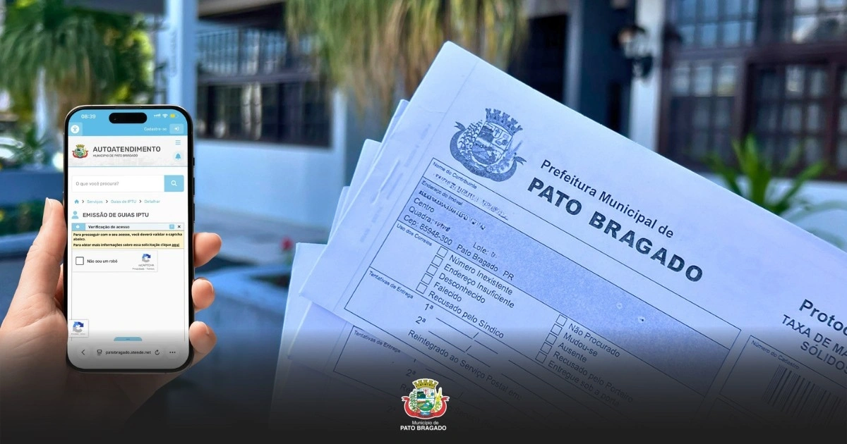 Pato Bragado abre prazo para pagamento do IPTU 2026