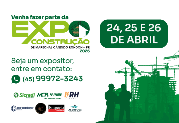 Prestadores de serviços da construção também ganham espaço na Expo Construção Marechal, que reúne soluções do início ao fim da obra